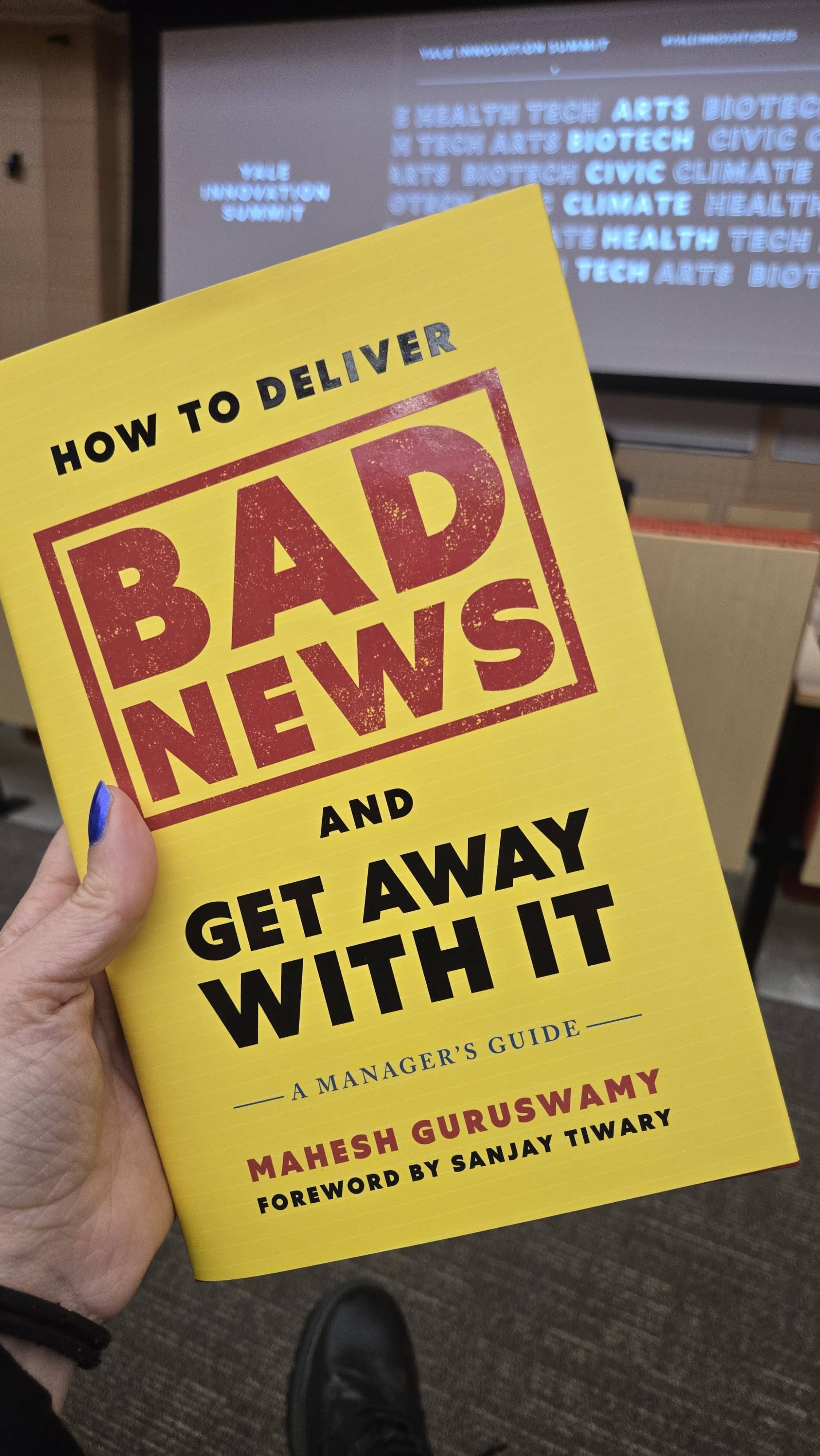 How to Deliver Bad News and Get Away With It