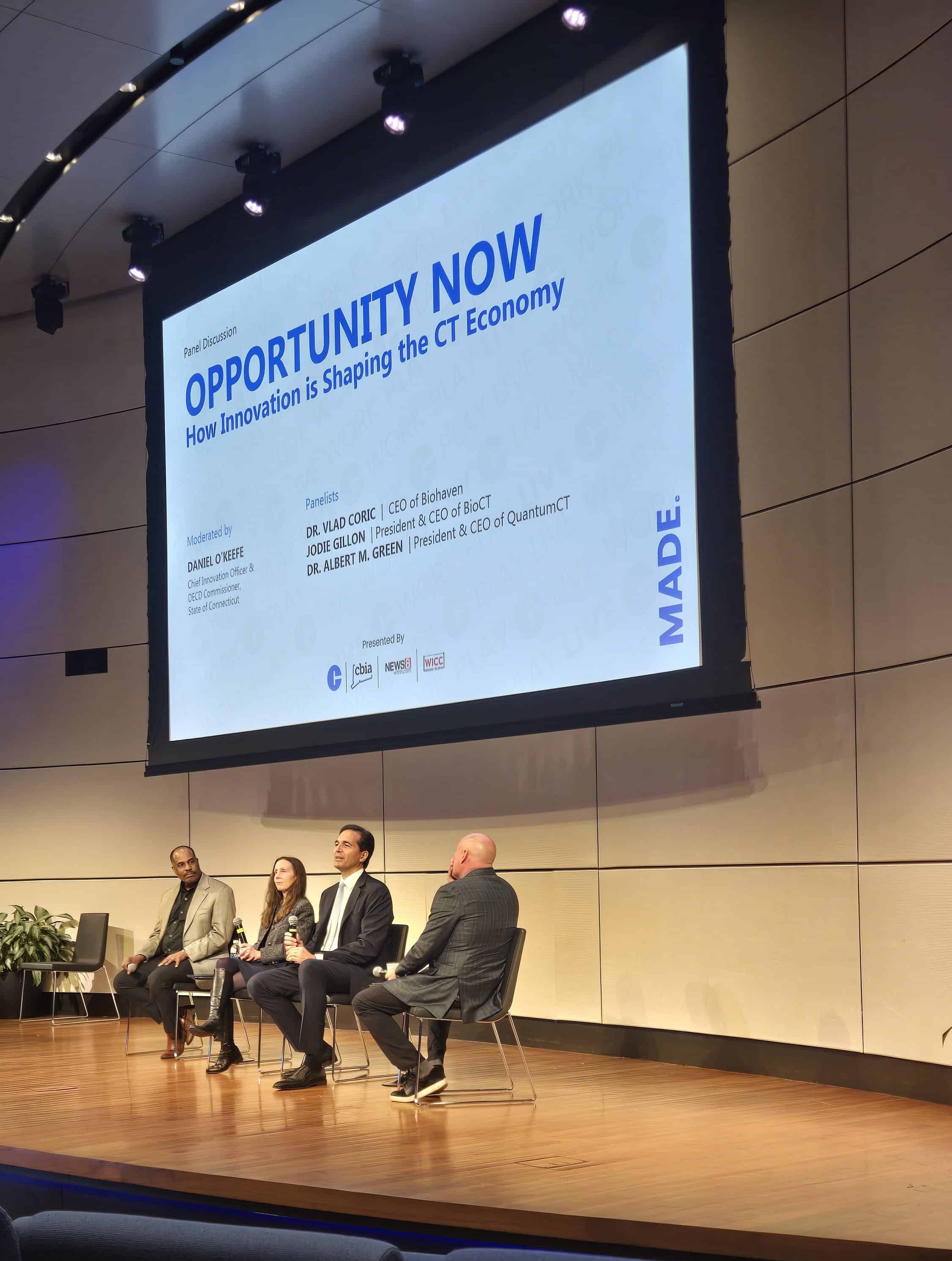 Innovation MADE on stage at Yale