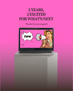 2-year anniversary graphic